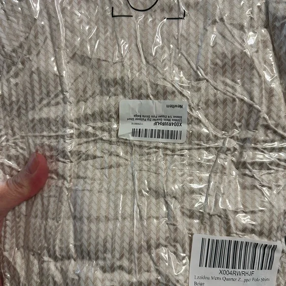 Men's BEIGE Polo Shirt (not color in photo) color is in last photos - Picture 6 of 6